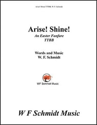 Arise! Shine! TTBB choral sheet music cover Thumbnail